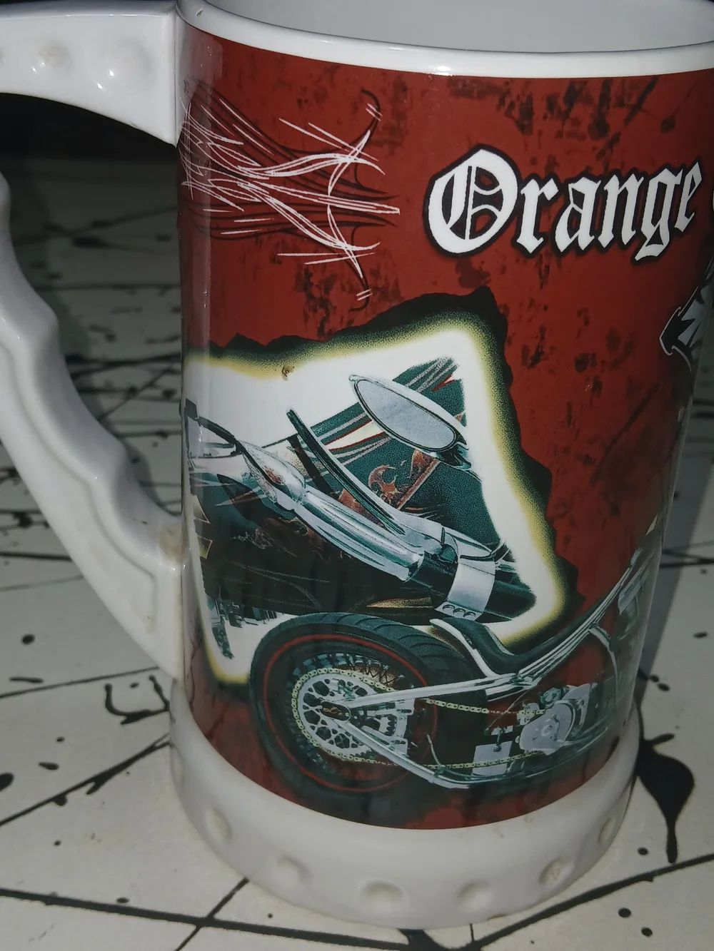 Orange County Choppers Ceramic Mug - Red Graphic